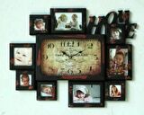 MUTFAK SAATLERİ SERİSİ-MB FOTOĞRAF ÇERÇEVELİ DUVAR SAATİ