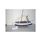 DENİZCİLİK › DENİZCİLİK GRUBU › Marine Model Gemi-Z&A Mavi Balıkçı Teknesi>>40X9.5X35 cm