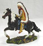 WISE Veronese Serisi-Wise Kurşun Asker-ATLI KIZILDERİLİ BİBLO-10 CM