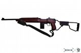 Denix-M1A1 KARABİNA, PARAŞÜTÇÜ MODELİ, ABD 1942-Made in Spain-Handmade