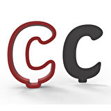 Ç Harfi Kurabiye Kalıbı