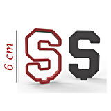 6 cm Ş Harfi Kurabiye Kalıbı