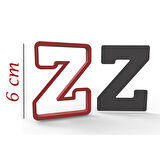 6 cm Z Harfi Kurabiye Kalıbı