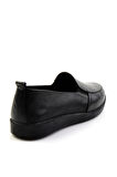 Siyah Leather Kadın Casual Ayakkabı K01087236103
