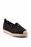 Siyah Süet  Kadın Espadril K01117992302