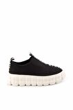 Bambi Siyah Streç  Kadın Sneaker K01122001217