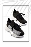 Siyah Triko  Kadın Sneaker K01120100182