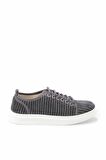 Bambi Siyah Kumas  Kadın Sneaker K01122000804