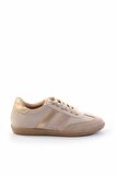 Bej Bej Süet  Kadın Sneaker K01179457309
