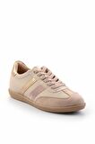 Bej Bej Süet  Kadın Sneaker K01179457309