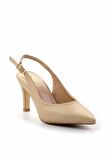 Bej  Kadın Klasik Topuklu Ayakkabı K01188132609