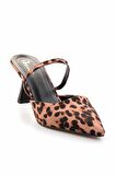 Leopar Kumaş  Kadın Klasik Topuklu Ayakkabı K01192167504