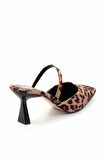 Leopar Kumaş  Kadın Klasik Topuklu Ayakkabı K01192167504