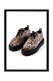 Leopar Süet  Kadın Casual Ayakkabı K01192181002