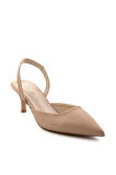 Nude  Kadın Klasik Topuklu Ayakkabı K01209310509