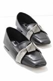 Bambi Siyah  Kadın Loafer Ayakkabi K01211505609