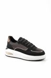 Bambi Siyah Süet  Kadın Sneaker K01212021002