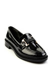 Siyah Rugan   Kadın Loafer Ayakkabı K01216100008
