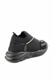 Bambi Siyah Streç  Kadın Sneaker K01212021417
