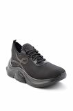 Bambi Siyah Streç  Kadın Sneaker K01212101317