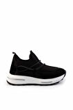 Siyah Streç  Kadın Sneaker K01212040017
