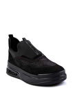 Siyah Streç  Kadın Sneaker K01212042717