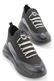 Bambi Siyah Açma  Kadın Sneaker K01212021514