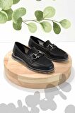 Siyah  Kadın Loafer Ayakkabı K01225092509