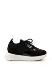 Siyah Süet  Kadın Sneaker K01228050002