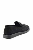 Siyah Süet  Kadın Loafer Ayakkabı K01225604002