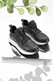 Bambi Siyah Parasüt  Kadın Sneaker K01228086067