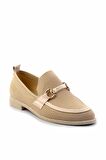 Bej Triko  Kadın Loafer Ayakkabı K01225020482