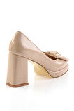 Nude  Kadın Klasik Topuklu Ayakkabı K01231455498