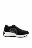 Siyah Taşlı  Kadın Sneaker K01234073587