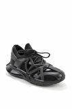 Bambi Siyah Streç  Kadın Sneaker K01238010417
