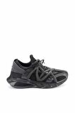 Bambi Siyah Streç  Kadın Sneaker K01238010417