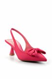 Fuşya Kumaş  Kadın Klasik Topuklu Ayakkabı K01231363204