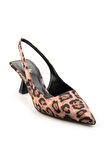 Leopar  Kadın Klasik Topuklu Ayakkabı K01231481404