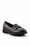 Siyah  Kadın Loafer Ayakkabı K01257067509