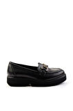Siyah  Kadın Loafer Ayakkabı K01257069509