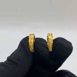 Başak Altın Halka Küpe 22 Ayar 3.87gr