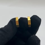 Köşeli Altın Halka Küpe 22 Ayar 2.79gr