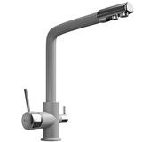 Real Stone K012 Gri Mutfak Evyesi + Abant Arıtmalı Mutfak Bataryası