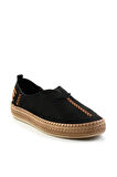 Siyah Süet  Kadın Espadril K01309210502
