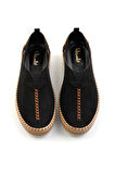 Siyah Süet  Kadın Espadril K01309210502