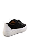 Siyah Kot  Kadın Sneaker K01309000318