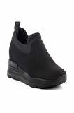Siyah Streç  Kadın Sneaker K01313500117