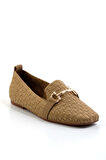 Taba  Kadın Loafer Ayakkabı K01327020182
