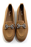 Taba  Kadın Loafer Ayakkabı K01327022282