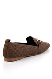 Kahve  Kadın Loafer Ayakkabı K01327020182